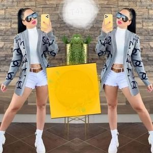 CC womens cardigan with fur NIP